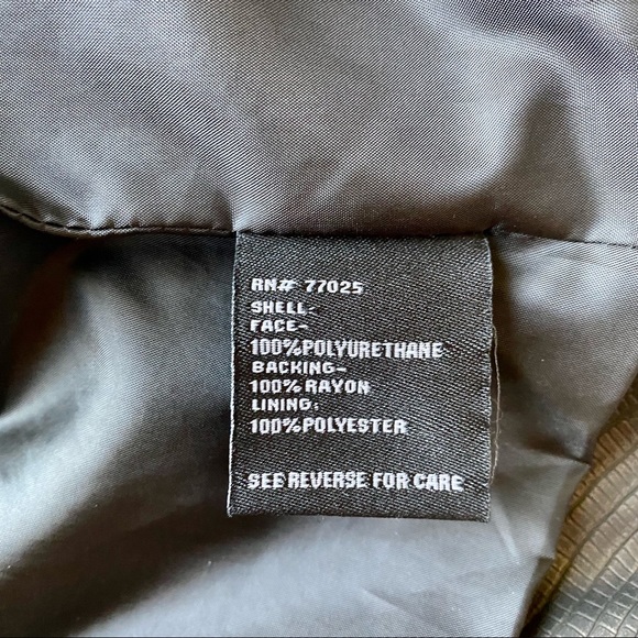 NWT G by Giuliana black faux leather motorcycle jacket size medium - Picture 3 of 7